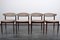 Rosewood Cowhorn Chairs from Awa Meubelfabriek, Set of 4, Image 1