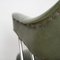 Mid-Century Frost Green & Chrome Plating Office Chair 4