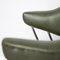 Mid-Century Frost Green & Chrome Plating Office Chair 5