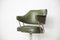 Mid-Century Frost Green & Chrome Plating Office Chair 11