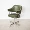 Mid-Century Frost Green & Chrome Plating Office Chair 13