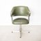Mid-Century Frost Green & Chrome Plating Office Chair 18