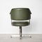 Mid-Century Frost Green & Chrome Plating Office Chair 2