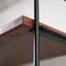 Mid-Century Black and Brown Iron & Veneer Shelf 4