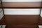 Mid-Century Black and Brown Iron & Veneer Shelf 9