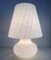 Italian Murano Glass Mushroom Table Lamp with Swirl Art Glass, 1970s, Image 7