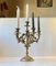 Candelabro vintage a 6 braccia in ottone, Immagine 4