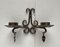 Vintage Swedish Wrought Iron Wall Candleholders from Ahrnebergs, Set of 2, Image 2