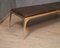 Mid-Century Italian Brass & Brown Leather Bench, 1970, Image 6