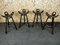 Mid-Century Bar Stools Attributed to Carl Malmsten, Sweden, Set of 4, Image 12