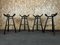 Mid-Century Bar Stools Attributed to Carl Malmsten, Sweden, Set of 4 11