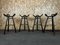 Mid-Century Bar Stools Attributed to Carl Malmsten, Sweden, Set of 4, Image 11
