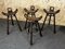 Mid-Century Bar Stools Attributed to Carl Malmsten, Sweden, Set of 4 1