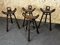 Mid-Century Bar Stools Attributed to Carl Malmsten, Sweden, Set of 4, Image 1