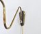 Danish Brass Swing Arm Wall Lamp, 1950s 9