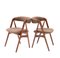 Mid-Century Modern Danish Brown Model 205 Chairs by Th. Harlev for Farstrup Møbler, 1950s, Set of 2 6