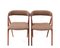 Mid-Century Modern Danish Brown Model 205 Chairs by Th. Harlev for Farstrup Møbler, 1950s, Set of 2, Image 3