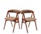 Mid-Century Modern Danish Brown Model 205 Chairs by Th. Harlev for Farstrup Møbler, 1950s, Set of 2 4