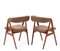 Chaises Modèle 205 Mid-Century Modernes Marron par Th. Harlev pour Farstrup Møbler, 1950s, Set de 2 5