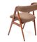 Mid-Century Modern Danish Brown Model 205 Chairs by Th. Harlev for Farstrup Møbler, 1950s, Set of 2 15