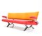 Vintage Pink & Yellow Orbit C341/3 Sofa by Wolfgang C.R. Mezger for Artifort, 1990s 3