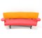 Vintage Pink & Yellow Orbit C341/3 Sofa by Wolfgang C.R. Mezger for Artifort, 1990s 5