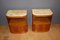 Art Deco Nachttische aus hellem Holz, 2er Set 9