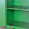 Vintage Industrial Green Iron Cabinet, 1960s 7