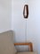 Moderne skandinavische Wandlampe aus Teak, Messing und Opalglas, 1960er 14