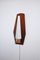 Scandinavian Modern Wall Light in Teak, Brass and Opaline Glass, 1960s, Image 3