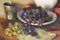 Dreyfus Marcel, Bodegón con frutas, siglo XX, óleo sobre lienzo, enmarcado, Imagen 3