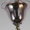 Art Deco Mauve Glass Chandelier 5