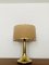 Large Mid-Century Gold Brass Table Lamp, 1960s 2