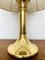 Large Mid-Century Gold Brass Table Lamp, 1960s 7