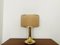 Large Mid-Century Gold Brass Table Lamp, 1960s 1