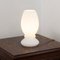 Mushroom Lamp in White Satin Murano Glass from Giesse Milan, Italy 4