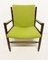 Vintage Italian Lime Cherry & Cotton Armchairs, 1970s, Set of 2 5