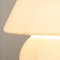 Lámpara hongo de filigrana blanca de cristal de Murano, Italia, Imagen 8