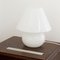 Weiße filigrane Mushroom Lampe aus Murano Glas, Italien 3