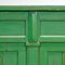 Industrial French Solid Green Pine Shop Counter with 9 Drawers, 1920s 10