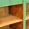Industrial French Solid Green Pine Shop Counter with 9 Drawers, 1920s, Image 18