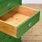 Industrial French Solid Green Pine Shop Counter with 9 Drawers, 1920s, Image 17