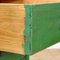 Industrial French Solid Green Pine Shop Counter with 9 Drawers, 1920s, Image 13