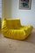 Sofá de dos plazas Togo de microfibra en amarillo de Michel Ducaroy para Ligne Roset, Imagen 5