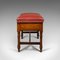 Antique Victorian English Duet Music Stool or Piano Bench, 1880s 5