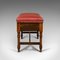Antique Victorian English Duet Music Stool or Piano Bench, 1880s 4