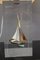 Acrylic Glass Table Lamp with Inclusion of Sails, 1980s 2