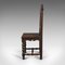 Antike englische Gothic Revival Stühle aus geschnitzter Eiche, 2er Set 6