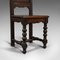 Antike englische Gothic Revival Stühle aus geschnitzter Eiche, 2er Set 12