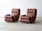 Vintage Italian Tan Lounge Chairs, Set of 2 2